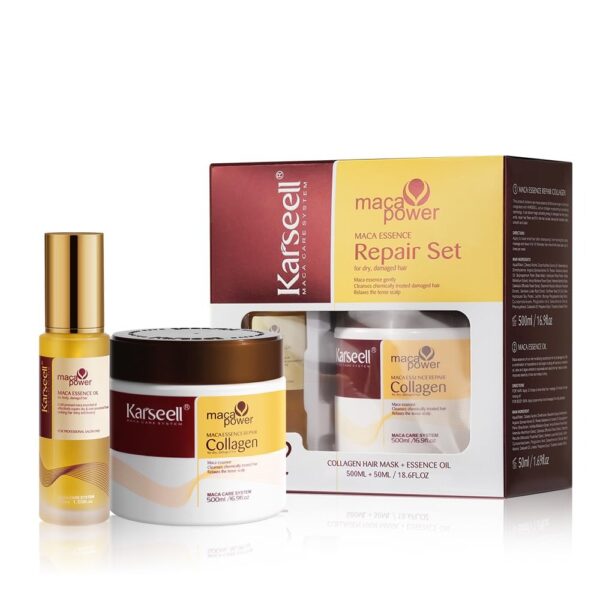 Karseell Collagen Hair Mask+Argan Serum Bundle - Image 2